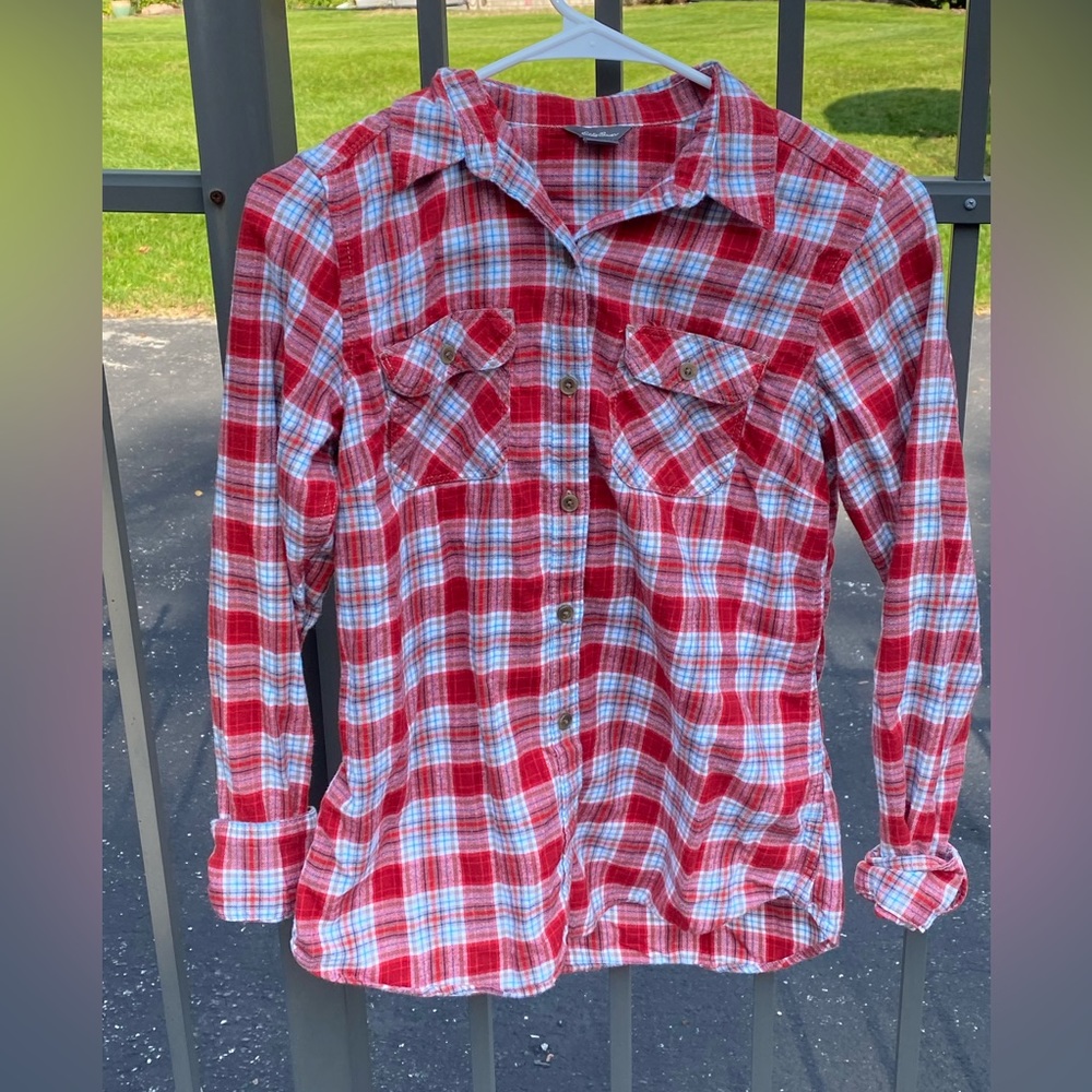 Lumberjack or fall festival? This has got you covered. Super soft flannel.